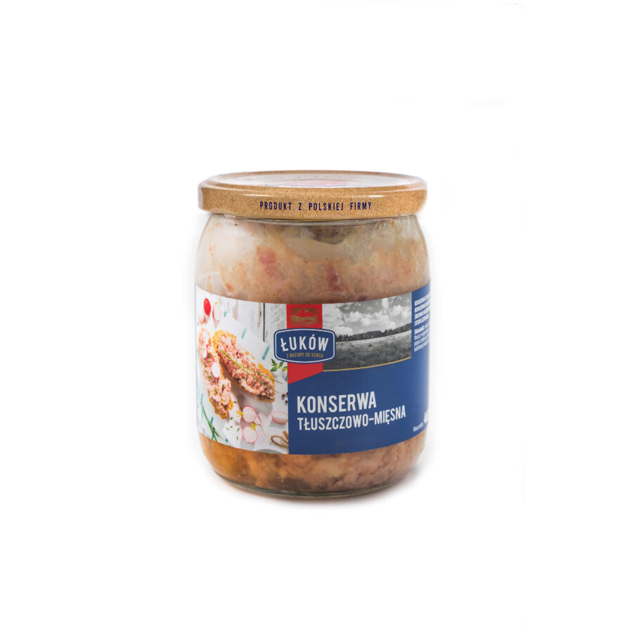 Konserwa tłuszczowo-mięsna 465g