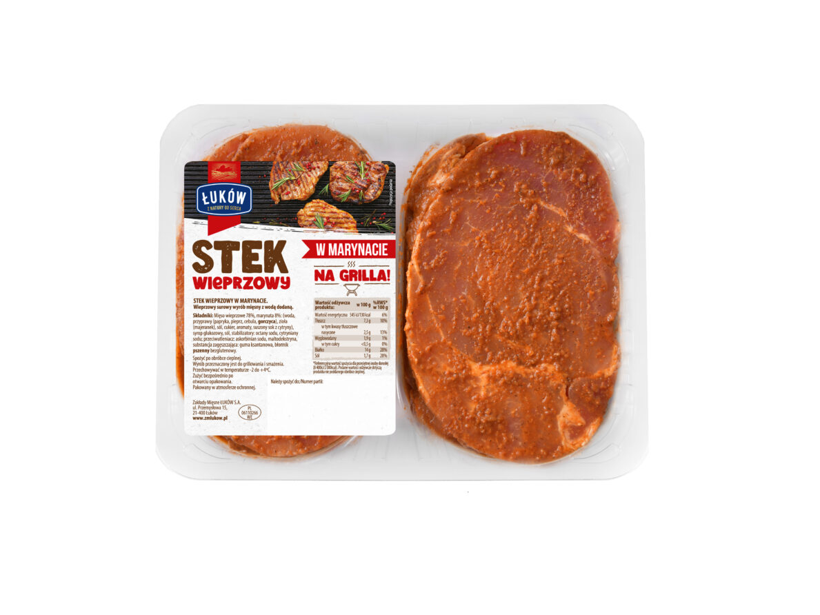 stek wieprzowy w marynacie