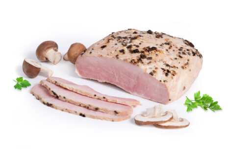 Szynka w glazurze śmietanowo-grzybowej