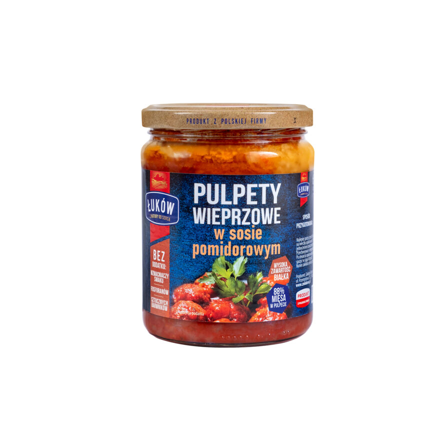 Pulpety wieprzowe w sosie pomidorowym 475g